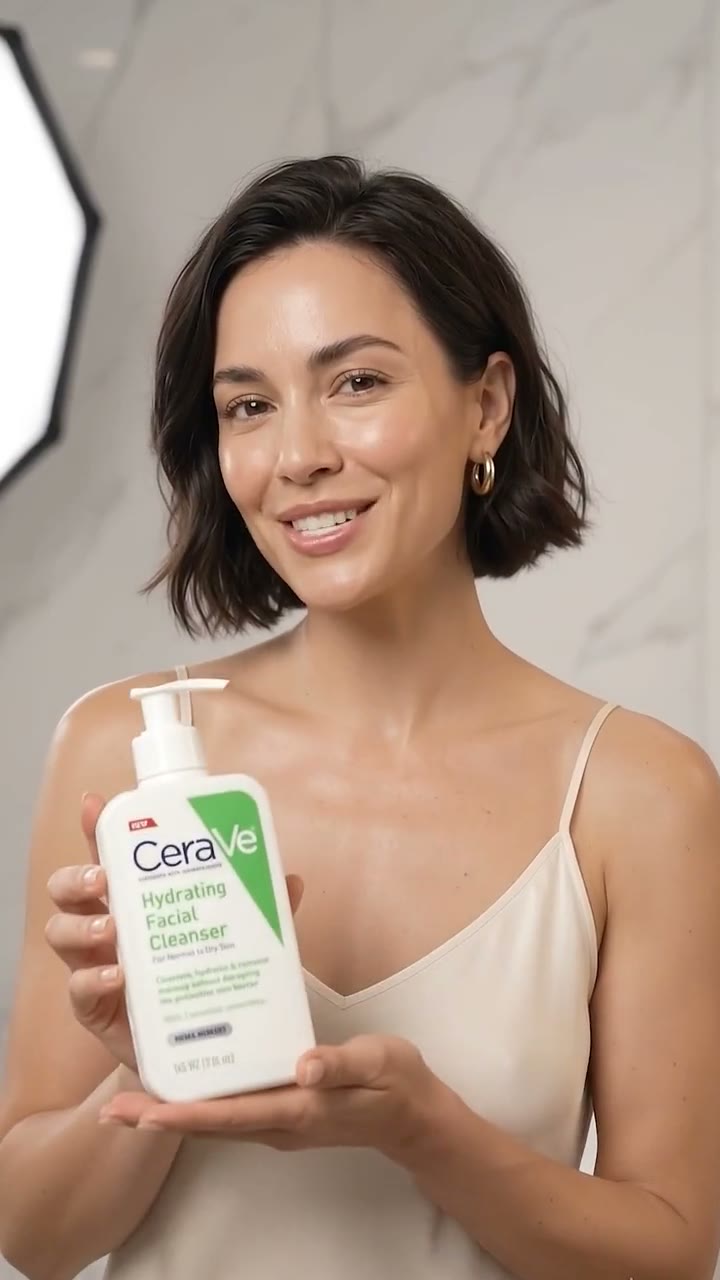 Skincare video ad example
